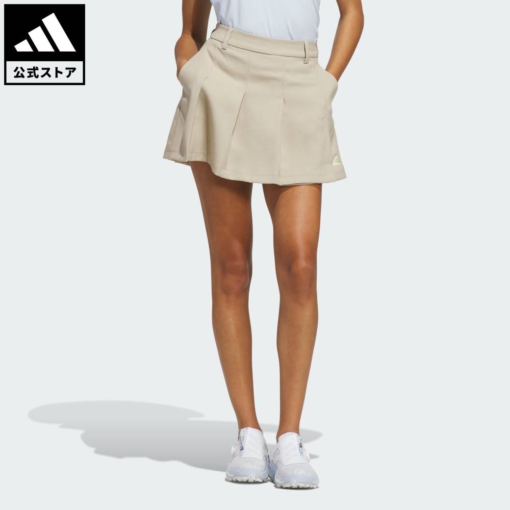 Brand：パフォーマンスSports：ゴルフCategory：ウェア・服【31cg】【color:ベージュ】【size:J/XS】 【size:J/S】 【size:J/M】 【size:J/L】 【size:J/XL】 【size:J/2XL】 スポーツブランドアディダス公式ショップスリーストライプス プリーツ スカートスリーストライプス プリーツ スカートで自信を持ってコースに出よう。エレガンスと機能性の両方にこだわるゴルファーのためにデザインされたこのスカートは、クラシックなシルエットにモダンさを加えた一着。アディダスは、アイコニックなスリーストライプスのブランドとタイムレスなプリーツデザインを融合させ、コースに大胆なエネルギーをもたらしす。ツイル素材とレギュラーフィットが組み合わさることで、動きに合わせてソフトで構造的な着心地を提供し、最初のティーショットから最後のパットまで快適さが続く。競技でもカジュアルなラウンドでも、シャープな印象と快適さを両立するよう設計。伝統と現代のパフォーマンスを兼ね備えたこのスカートで、ゴルフウェアをアップデートしよう。ツイル生地でクラシックな外観と快適なフィット感を実現したゴルフスカート。レギュラーフィットポリエステル100%ツイル生地商品番号：KG2205色：Khaki Three / Whiteモデル：IR552スポーツ：ゴルフSizeレディース (JASPO規格)※商品の寸法ではなく、着用の目安となる数値です。(cm)タグ表記サイズ参考サイズ身長胸囲ウエスト2XS JASPOXS JASPOS JASPOM JASPOL JASPOOT JASPOXOT JASPO2XOT JASPO2XSXSSMLXL2XL3XL142～148147～153152～158157～163162～168167～173172～178177～18372～7675～7978～8281～8584～8887～9190～9493～9753～5756～6059～6362～6665～6968～7271～7574～78※JASPO＝社団法人・日本スポーツ用品工業協会　JASPO規格とは協会が定めた規格サイズです。Other Color