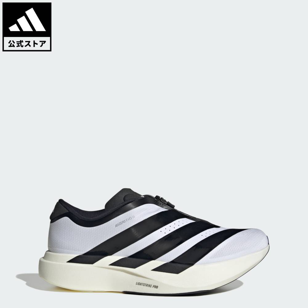 アディダス adidas 返品可 ソーシャルギフト対象 ランニング アディゼロ EVO SL ジップ / Adizero EVO SL ZIP パフォーマンス メンズ シューズ・靴 スニーカー 白 ホワイト KH9623