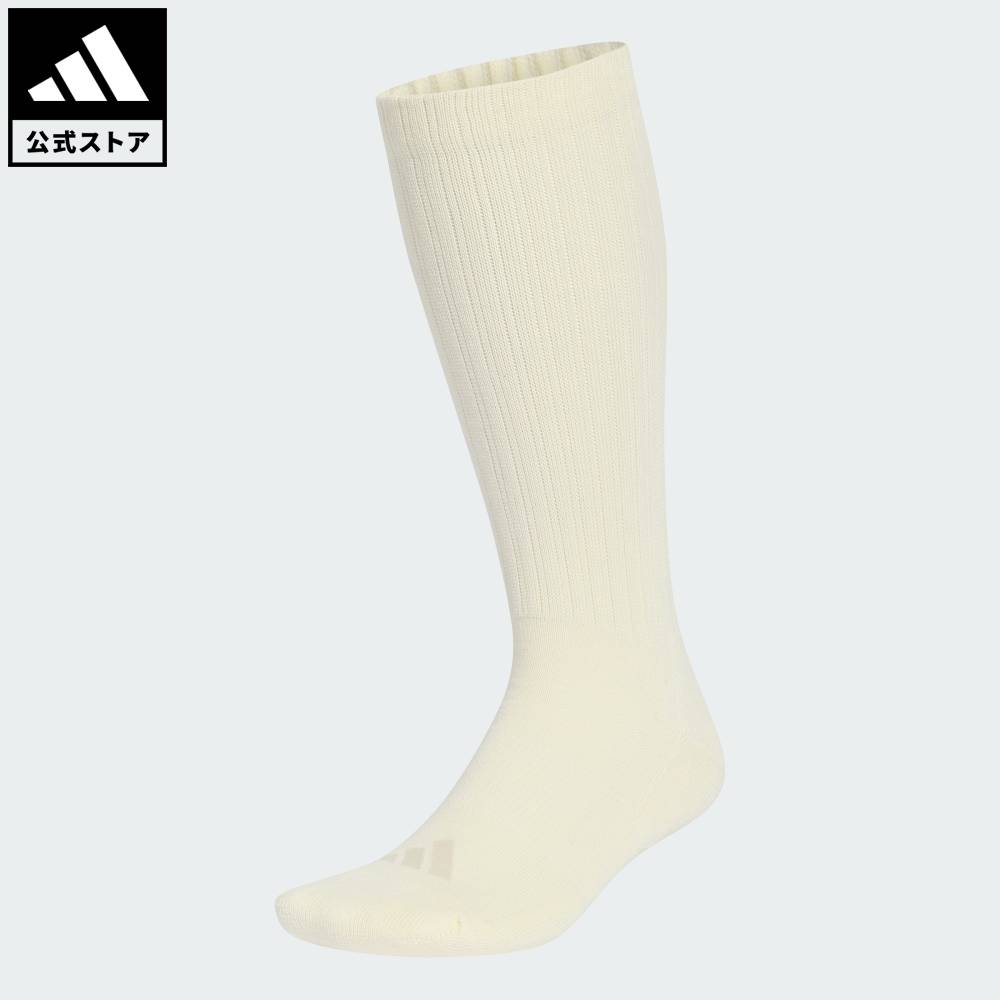 アディダス adidas 返品可 ジム・トレーニング WOMENS TRAINING SLOUCH SOCKS パフォーマンス レディース アクセサリー ソックス・靴下 ベージュ KW1989