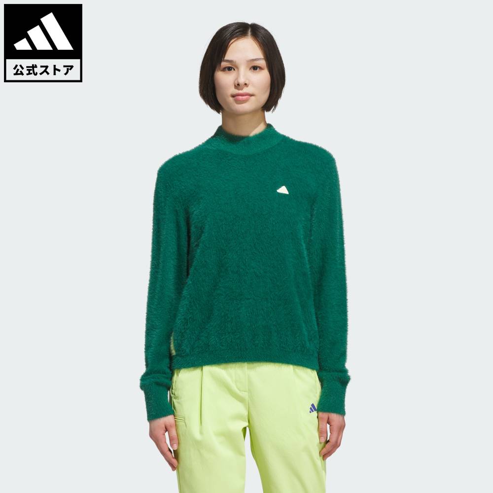Brand：パフォーマンスSports：ゴルフCategory：ウェア・服【31cg】【color:グリーン】【size:J/XS】 【size:J/S】 【size:J/M】 【size:J/L】 【size:J/XL】 【size:J/2XL】 スポーツブランドアディダス公式ショップスリーストライプス クルーネック長袖セータースリーストライプス クルーネック長袖ニットセーターで気取らないスタイルを楽しもう。時代を超えたデザインとモダンな要素を融合させたこのセーターは、クラシックなアディダスのエッセンスを、使い勝手の良いシルエットに凝縮している。レギュラーフィットにより、気楽でリラックスしたシルエットが生まれ、コースでの一日でもコース外でのカジュアルな予定でも、シームレスに重ね着できる。クルーネックと長袖が、すっきりとしたどんなシーンにも合わせやすいルックスを演出する一方、柔らかく滑らかな肌触りが、長時間の快適さを提供。象徴的なスリーストライプスのディテールをあしらったこのセーターは、アディダスのスポーツの伝統を現代的な解釈で表現。一日を通し動きに合わせて着られる、洗練された定番アイテム。レギュラーフィットとクラシックなクルーネックラインによりスタイルと着心地の良さを兼ね備えたセーター。レギュラーフィットクルーネックナイロン100%商品番号：KG2208色：Collegiate Greenモデル：CH341スポーツ：ゴルフOther Color