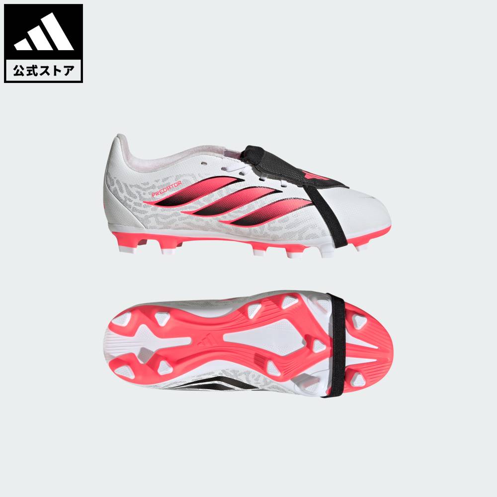アディダス adidas 返品可 サッカー キッズ プレデター CLUB フォールディングシュータン FG/MG サッカースパイク / 天然芝・土・人工芝用 / PREDATOR CLUB Fold-Over Tongue Firm Ground / Multi Ground Football Boots Kids パフォーマンス キッズ／子供用 シュ…