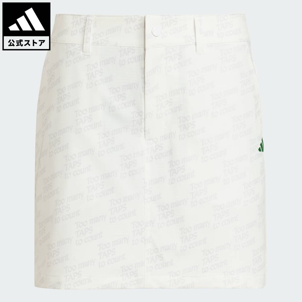 【公式】アディダス adidas 返品可 ゴルフ EX-STRETCH ACTIVE CHIP 総柄 スカート パフォーマンス レディース ウェア・服 スカート 白 ホワイト KM0836