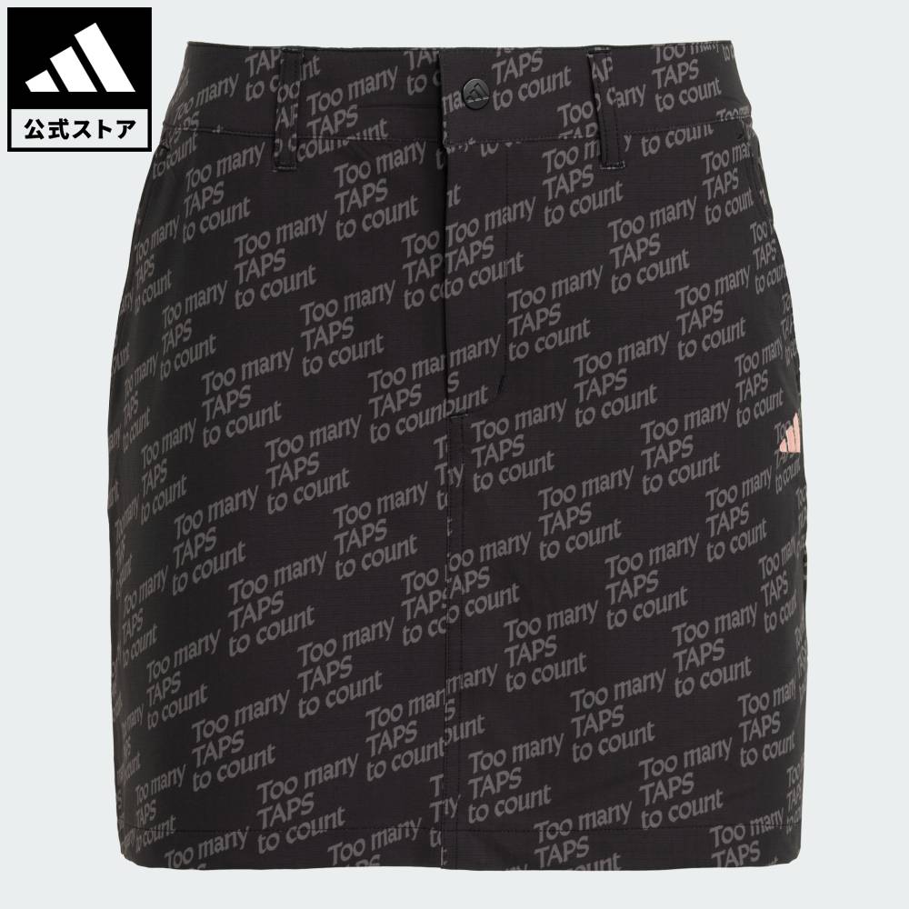 【ポイント20倍 09/04 20:00～09/11 01:59】 【公式】アディダス adidas 返品可 ゴルフ EX-STRETCH ACTIVE CHIP 総柄 スカート パフォーマンス レディース ウェア・服 スカート 黒 ブラック KM0837 【PTU】
