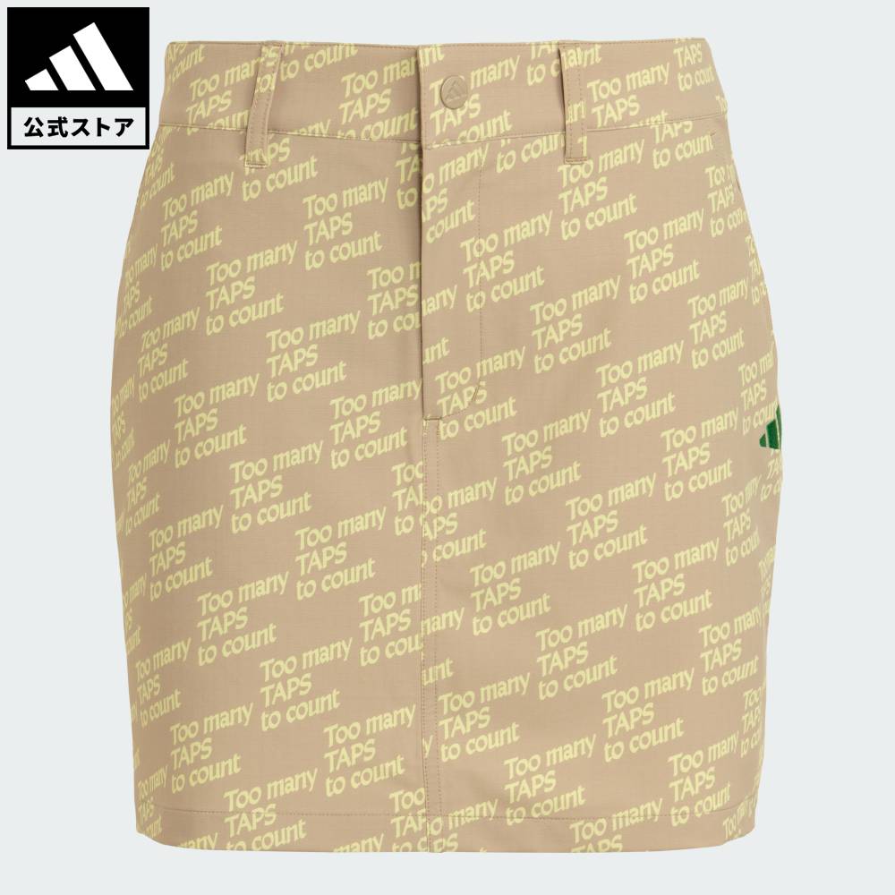 【公式】アディダス adidas 返品可 ゴルフ EX-STRETCH ACTIVE CHIP 総柄 スカート パフォーマンス レディース ウェア・服 スカート ベージュ KM0838