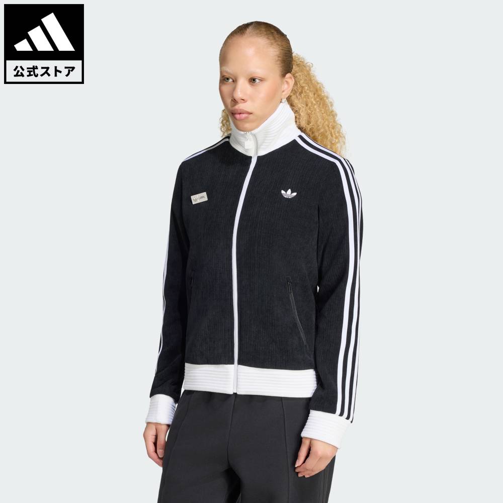 【公式】アディダス adidas 返品可 ソーシャルギフト対象 ライフスタイル ADIDAS ORIGINALS BY JENNIE ファン OG トラックトップ オリジナルス レディース ウェア・服 ジャージ 黒 ブラック LD8924