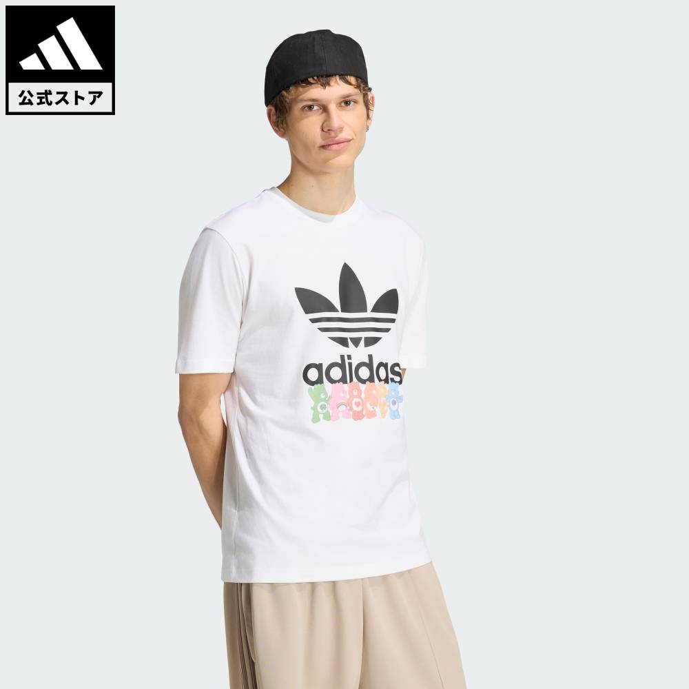 【公式】アディダス adidas 返品可 ソーシャルギフト対象 ライフスタイル ケアベア TI Tシャツ オリジナルス ユニセックス ウェア・服 Tシャツ 白 ホワイト IA4384
