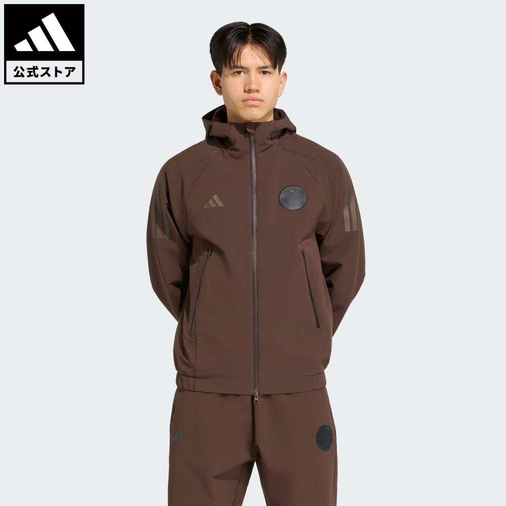 極美品 OLD  アディダス ジップアップ パーカー ブラウン M 楽天市場】adidas パーカー（カラーブラウン）（スポーツ・アウトドア