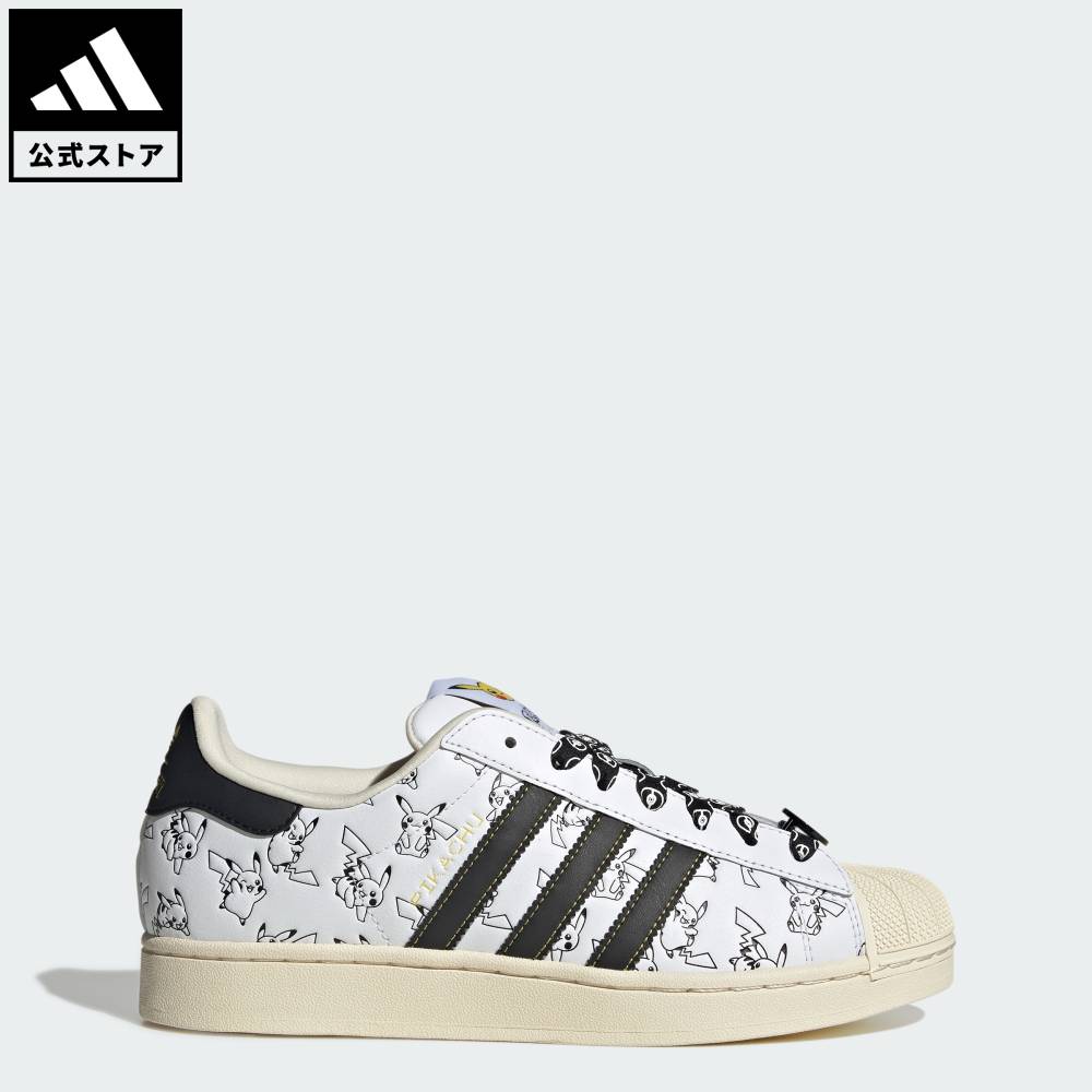 【公式】アディダス adidas 返品可 ソーシャルギフト対象 ライフスタイル アディダス ポケモン スーパースターII / ADIDAS POKEMON SUPERSTAR II オリジナルス ユニセックス シューズ・靴 スニーカー 白 ホワイト KI2857