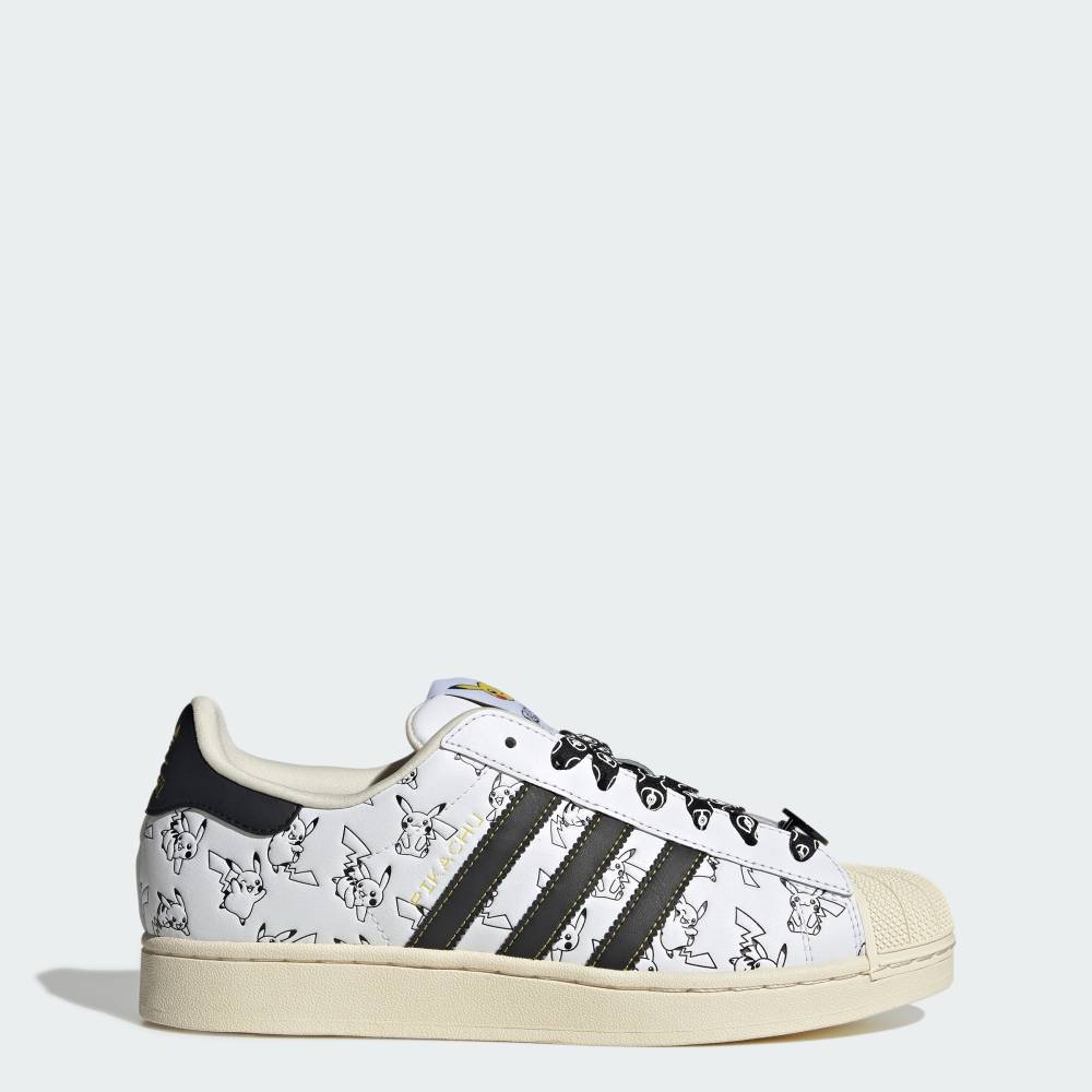 【公式】アディダス adidas 返品可 ソーシャルギフト対象 ライフスタイル Pokémon スーパースターII / Pokémon SUPERSTAR II オリジナルス ユニセックス シューズ・靴 スニーカー 白 ホワイト KI2857 — vista 2