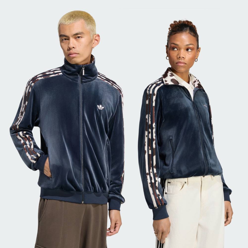 【公式】アディダス adidas 返品可 ソーシャルギフト対象 ライフスタイル ベッケンバウアー ベロア トラックトップ 9090 オリジナルス ユニセックス ウェア・服 ジャージ 青 ブルー LC8094 (2)