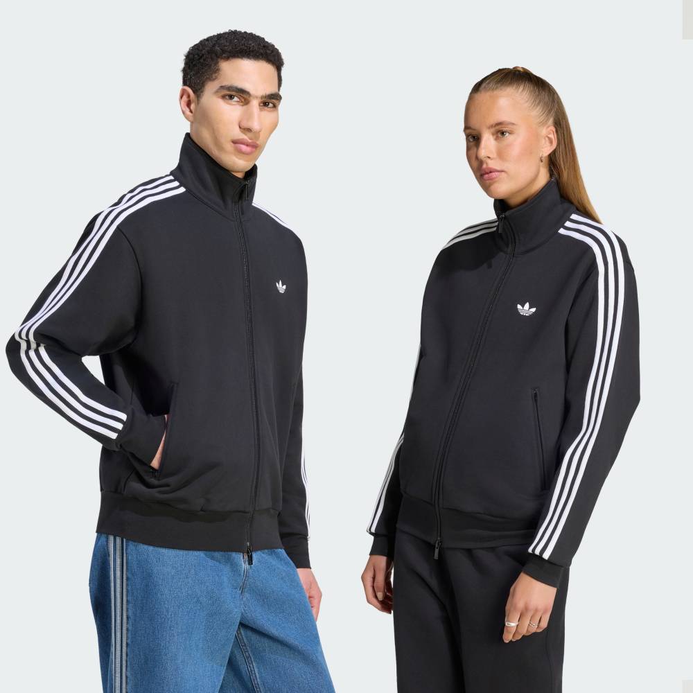 【公式】アディダス adidas 返品可 ソーシャルギフト対象 ライフスタイル スウェット ファイヤーバード トラックトップ ATMOS オリジナルス ユニセックス ウェア・服 ジャージ 黒 ブラック LD0106 (2)