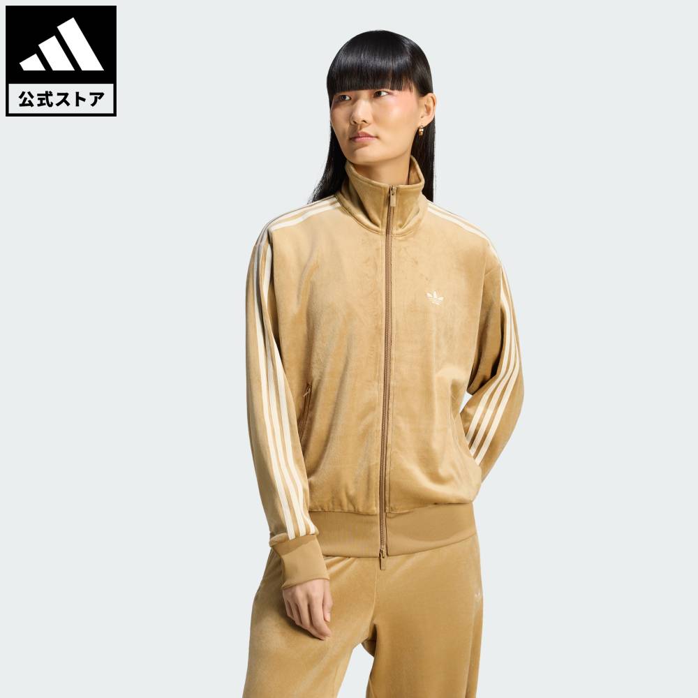 【公式】アディダス adidas 返品可 ソーシャルギフト対象 ライフスタイル ファイヤーバード ベロア トラックトップ オリジナルス ユニセックス ウェア・服 ジャージ ブラウン LC8071