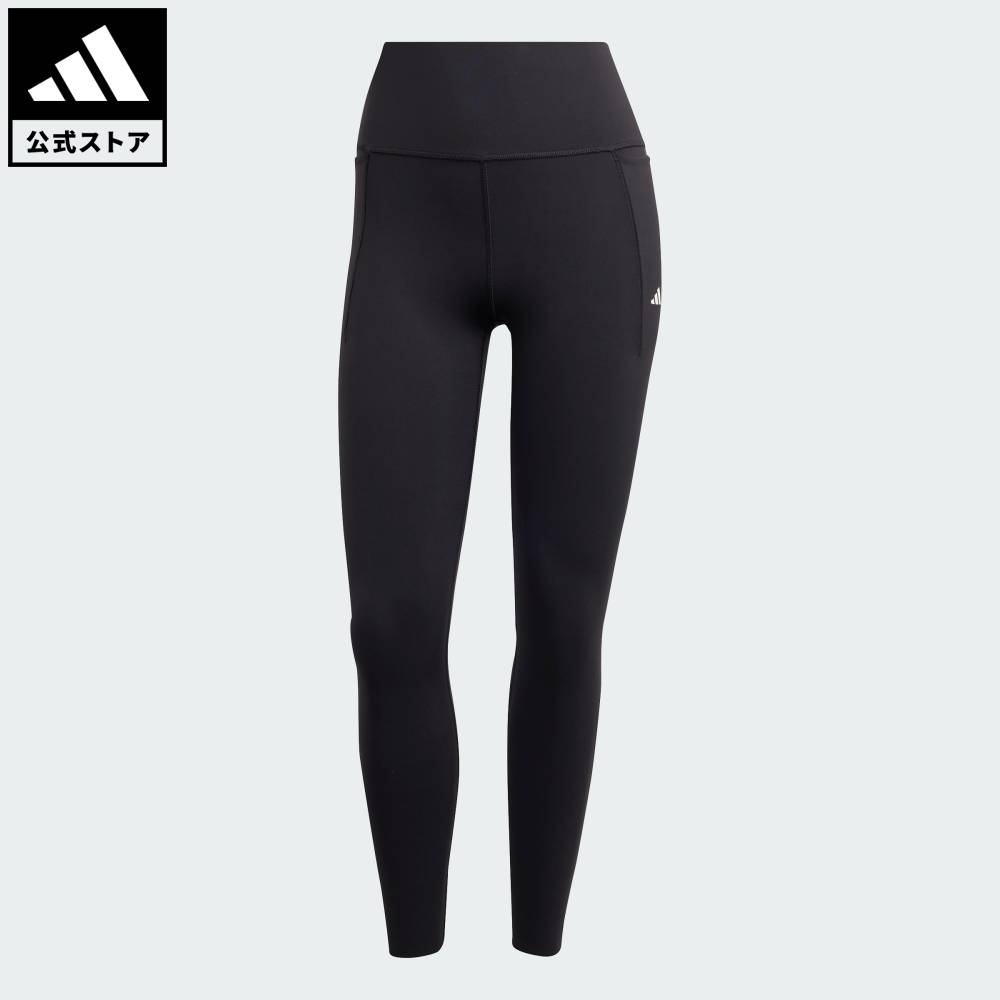 【公式】アディダス adidas 返品可 ジム・トレーニング Optime リュクス 7/8丈レギンス パフォーマンス レディース ウェア・服 タイツ・レギンス 黒 ブラック IQ2692 フィットネスウェア