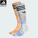【公式】アディダス adidas 返品可 ライフスタイル タイダイ クルーソックス 2足組 オリジナルス ユニセックス アクセサリー ソックス・靴下 IX681...