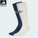 【公式】アディダス adidas 返品可 ライフスタイル トレフォイル プレミアム クルーソックス2足組 オリジナルス ユニセックス アクセサリー ソックス・靴...