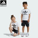 【公式】アディダス adidas 返品可 ラッピング不可 ライフスタイル アディカラー ショーツ&Tシャツ セットアップ キッズ オリジナルス キッズ/子供用 ...