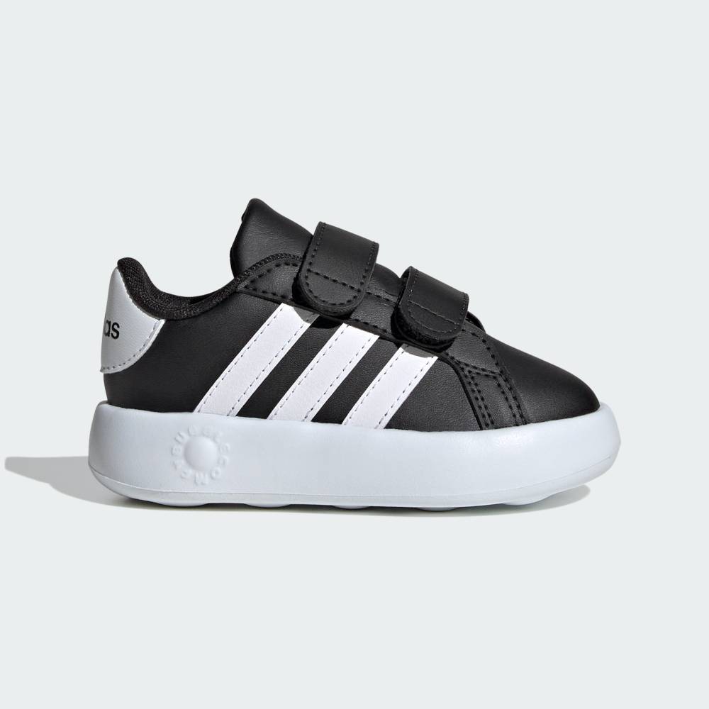 �ڸ����ۥ��ǥ����� adidas ���ʲ� �ƥ˥� �����ɥ����� 2.0 ���å� / GrandCourt 2.0 Kids ���ݡ��ĥ����� ���å����Ҷ��� ���塼������ ���ˡ����� �� �֥�å� ID5272 �ƥ˥����塼�� �������å�