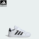 【ポイント15倍 07/15 00:00~23:59】【公式】アディダス adidas 返品可 テニス グランドコート 2.0 キッズ / GrandCourt 2.0 Kids スポーツウェア キッズ/子供用 シューズ・靴 スニーカー 白 ホワイト IH5529 テニスシューズ ローカット【PT】