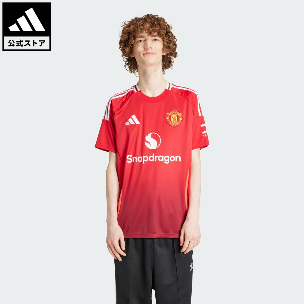 【公式】アディダス adidas 返品可 サッカー マンチェスター・ユナイテッド 24/25 ホームユニフォーム パフォーマンス メンズ ウェア・服 ユニフォー...