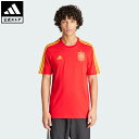 【公式】アディダス adidas 返品可 サッカー スペイン DNA スリーストライプス 半袖Tシャツ パフォーマンス メンズ ウェア・服 Tシャツ 赤 レッド...