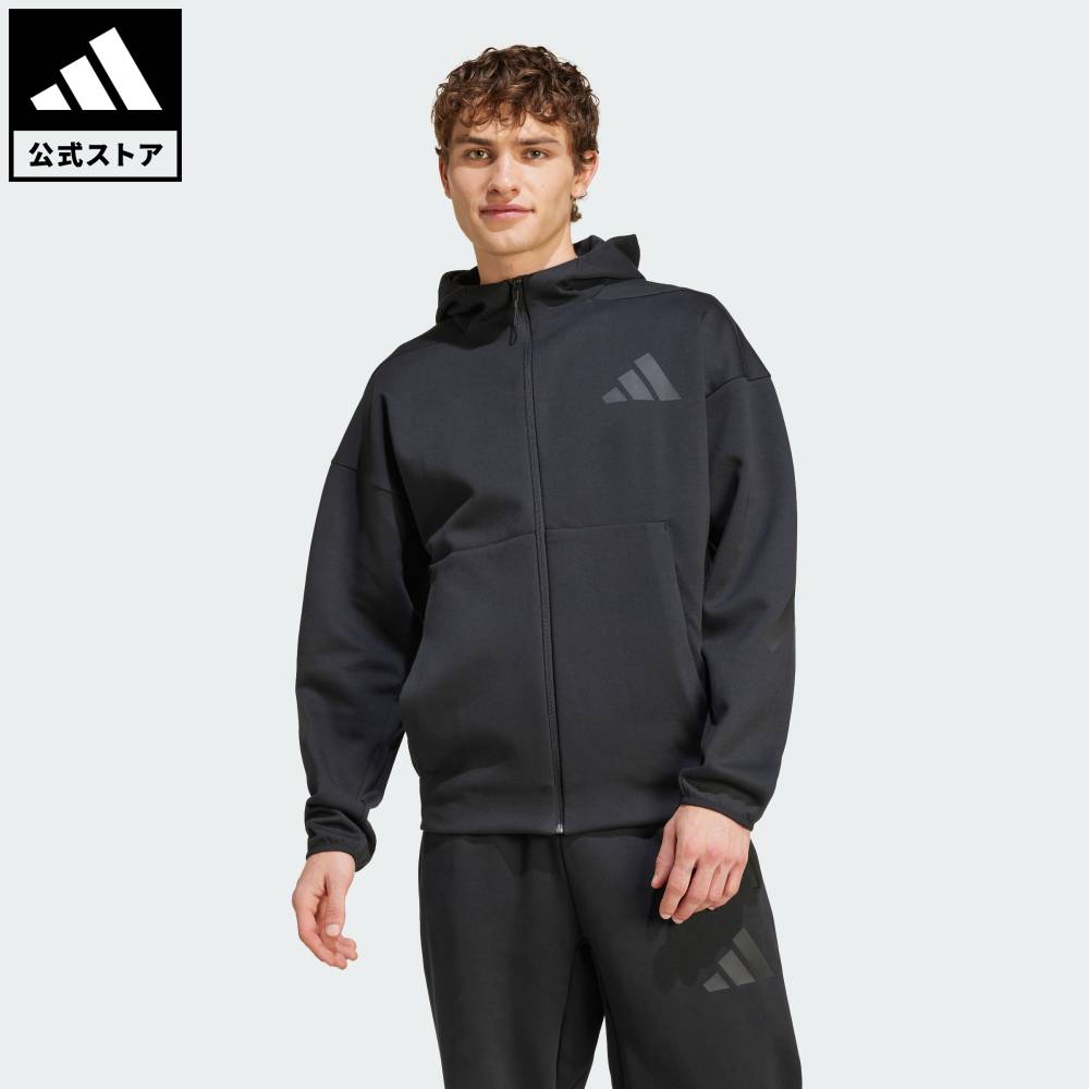 【公式】アディダス adidas 返品可 ライフスタイル Z.N.E. フルジップ フード付きトラックジャケット スポーツウェア メンズ ウェア・服 パーカー(...