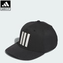 【公式】アディダス adidas 返品可 ゴルフ 【ゴルフ】ツアー スリーストライプ キャップ パフォーマンス メンズ アクセサリー 帽子 黒 ブラック HT3332 Gnot