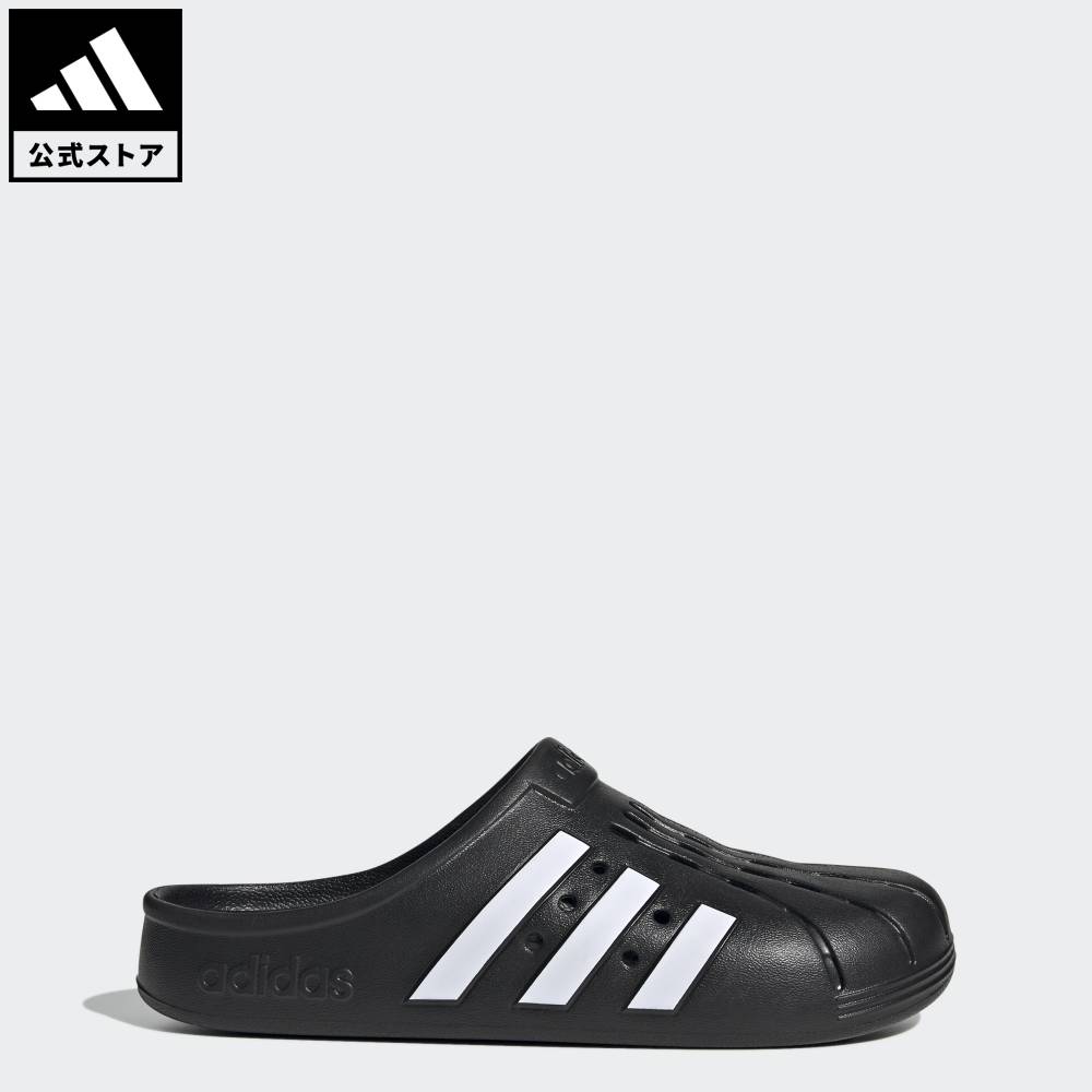 【公式】アディダス adidas 返品可 ライフスタイル アディレッタ クロッグ / Adilette Clogs スポーツウェア ユニセックス シューズ・靴 サンダル 黒 ブラック GZ5886