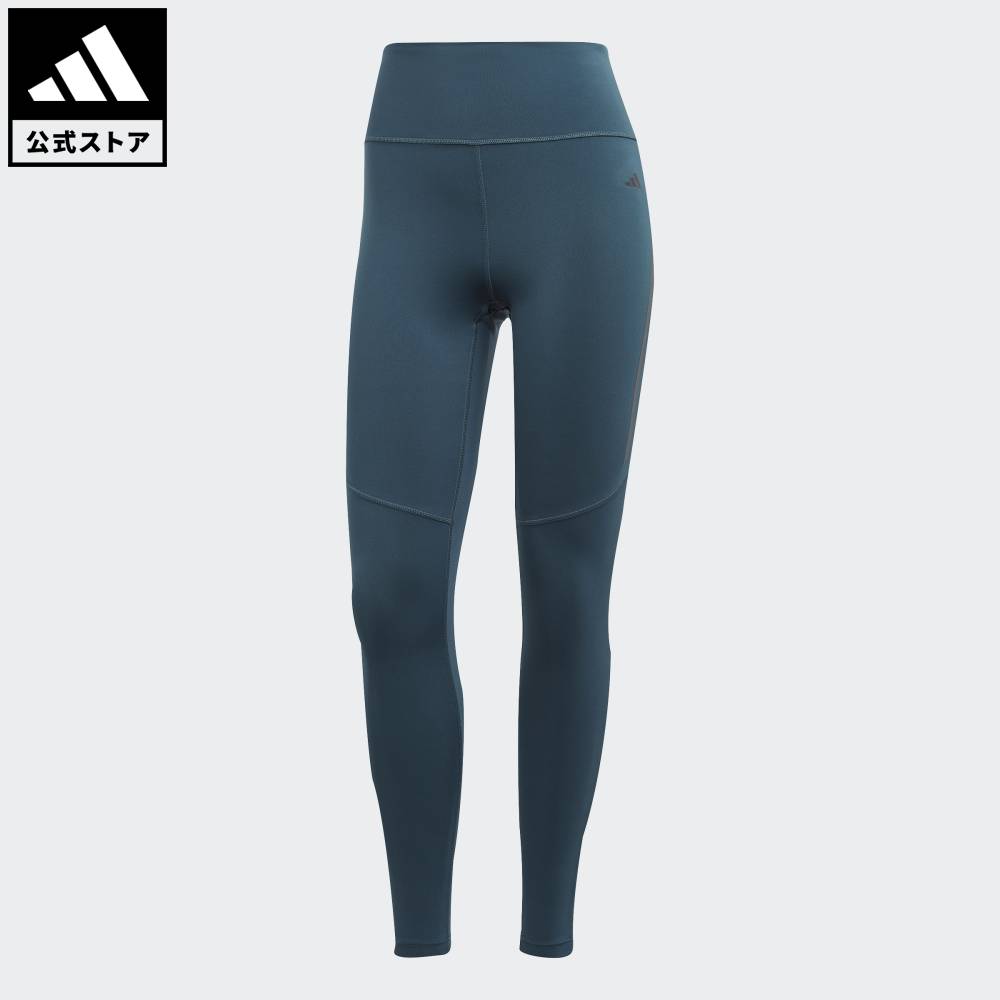 【20%OFFクーポン対象 11/04 00:00〜11/07 23:59】【公式】アディダス adidas 返品可 ランニング デイリーラン スリーストライプス 7/8丈レギンス パフォーマンス レディース ウェア・服 タイツ・レギンス 青 ブルー IJ6856 ランニングウェア p1108