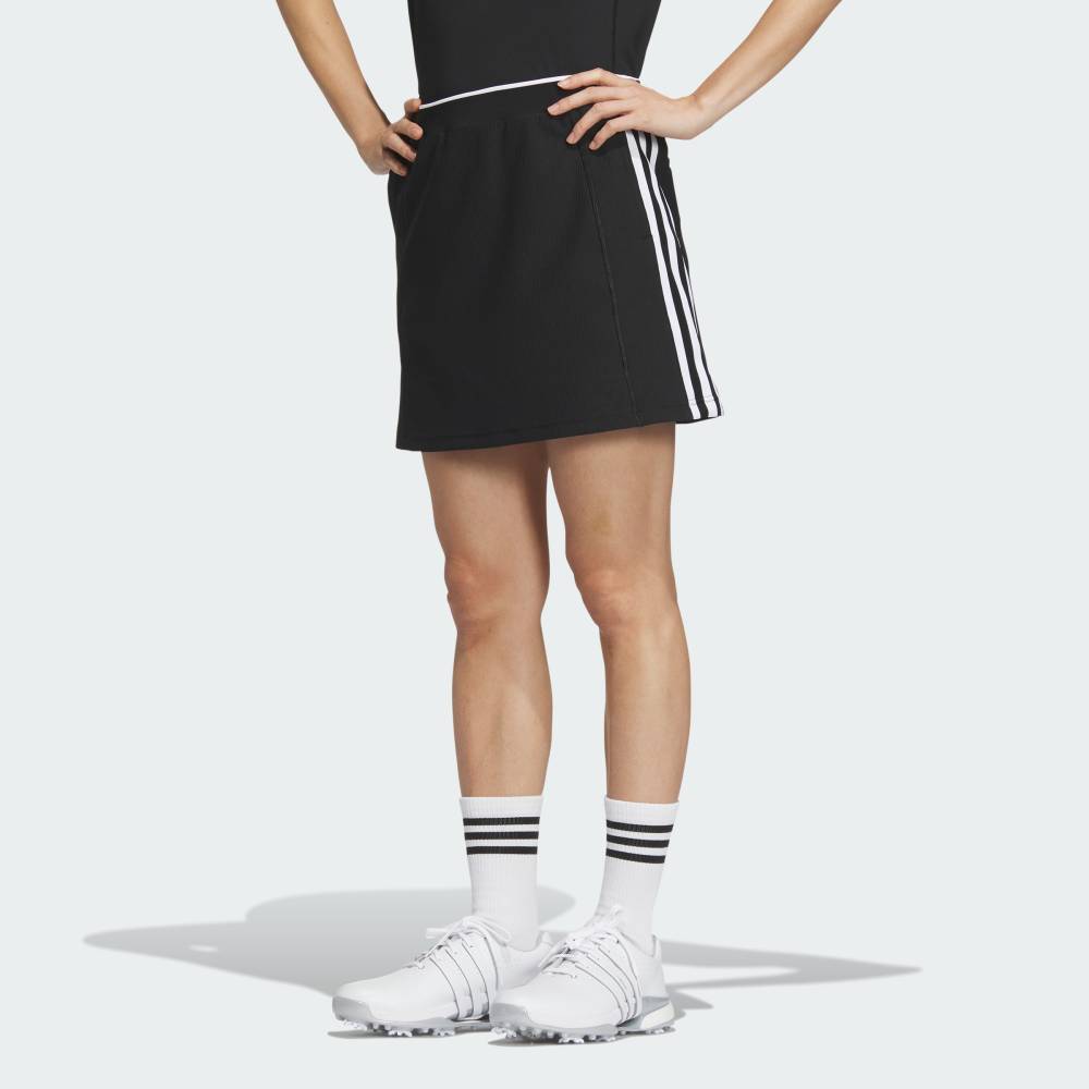 【公式】アディダス adidas 返品可 ゴルフ 【ゴルフ】3ストライプス ドライスカート パフォーマンス レディース ウェア・服 スカート 黒 ブラック IK9777