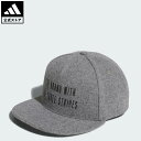 【公式】アディダス adidas 返品可 ゴルフ 【ゴルフ】ツイード フラットビルキャップ パフォーマンス メンズ アクセサリー 帽子 グレー IM6384