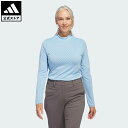 【公式】アディダス adidas 返品可 ゴルフ 【ゴルフ】ULT365 ジオメトリックHEAT.RDY長袖モック パフォーマンス レディース ウェア・服 ポロシャツ 青 ブルー IP4178