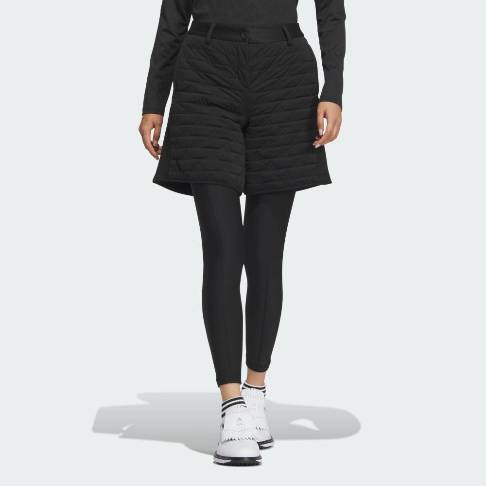 【公式】アディダス adidas 返品可 ゴルフ 【ゴルフ】WIND. RDY 保温 中わた BOS ロゴ キルトショーツ パフォーマンス レディース ウェア・服 ショートパンツ・短パン 黒 ブラック IS4765