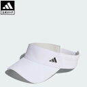 【公式】アディダス adidas 返品可 ゴルフ 【ゴルフ】メタルバッジ バイザー パフォーマンス ユニセックス アクセサリー 帽子 白 ホワイト IS6566 サンバイザー