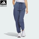 【公式】アディダス adidas 返品可 ゴルフ 【ゴルフ】プルオン撥水ジョガーパンツ パフォーマンス レディース ウェア・服 ボトムス 青 ブルー IU0435