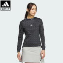 【公式】アディダス adidas 返品可 ゴルフ 【ゴルフ】モノグラム モックネック 長袖シャツ パフォーマンス レディース ウェア・服 ポロシャツ グレー I...