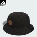 【公式】アディダス adidas 返品可 ゴルフ 【ゴルフ】コーデュロイ バケットハット パフォーマンス レディース アクセサリー 帽子 黒 ブラック IZ0318