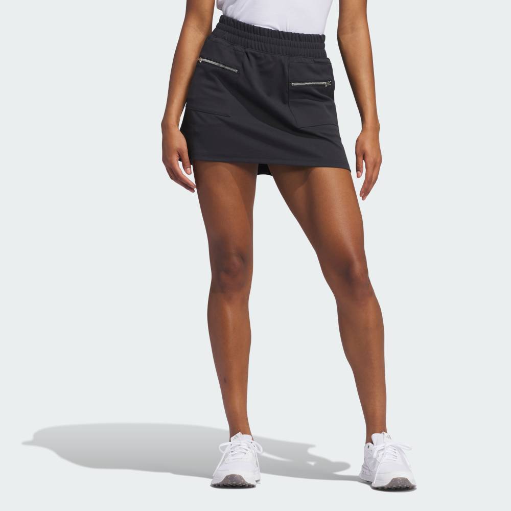 【公式】アディダス adidas 返品可 ゴルフ 【ゴルフ】GO-TO ツイストニット プルオンスカート パフォーマンス レディース ウェア・服 スカート 黒 ブラック IZ4059