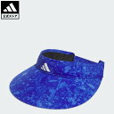 【公式】アディダス adidas 返品可 ゴルフ 【ゴルフ】ワイドブリム グラフィックバイザー パフォーマンス レディース アクセサリー 帽子 青 ブルー HS...