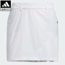 【公式】アディダス adidas 返品可 ゴルフ 【ゴルフ】サイドプリーツ ストレッチスカート パフォーマンス レディース ウェア・服 スカート 白 ホワイト ...