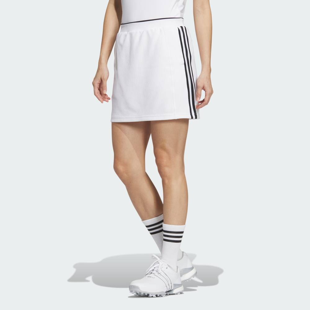 【公式】アディダス adidas 返品可 ゴルフ 【ゴルフ】3ストライプス ドライスカート パフォーマンス レディース ウェア・服 スカート 白 ホワイト IK9776