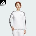 【ポイント15倍 8/15 00:00~8/15 23:59】 【公式】アディダス adidas 返品可 ゴルフ 【ゴルフ】3ストライプス トラック ドライジャケット パフォーマンス レディース ウェア・服 ジャケット 白 ホワイト IK9793 【PT】