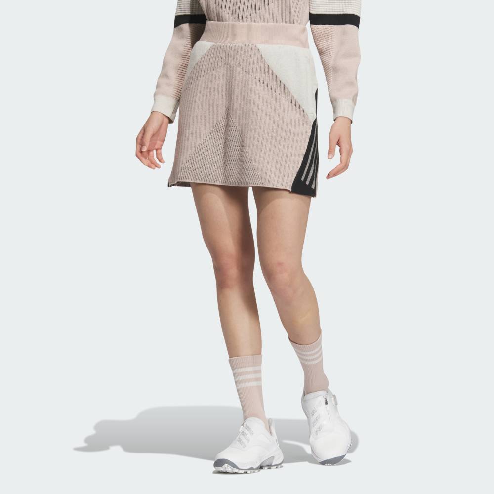 【公式】アディダス adidas 返品可 ゴルフ 【ゴルフ】アーカイブグラフィック ニットスカート パフォーマンス レディース ウェア・服 スカート ブラウン IM7188