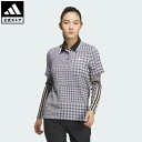 【公式】アディダス adidas 返品可 ゴルフ 【ゴルフ】PRIMEKNIT アームカバー付き サイドシームレス 半袖シャツ パフォーマンス レディース ウェア・服 ポロシャツ 黒 ブラック IM7268