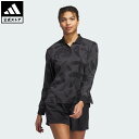 【公式】アディダス adidas 返品可 ゴルフ 【ゴルフ】GO-TO ペイズリー柄 長袖ポロ パフォーマンス レディース ウェア・服 ポロシャツ 黒 ブラック...