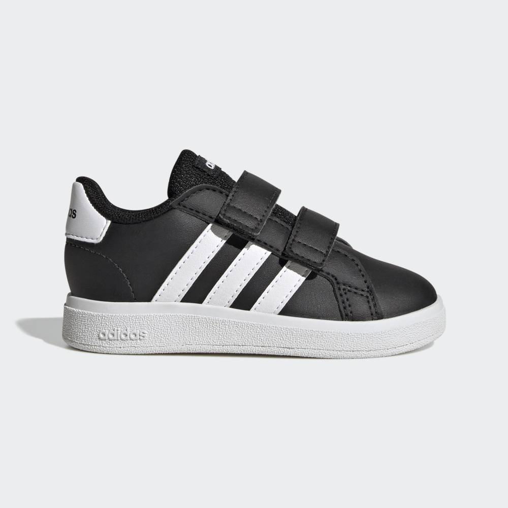�ڸ����ۥ��ǥ����� adidas ���ʲ� �ƥ˥� �����ɥ����� �饤�ե������� �̥ե����ʡ� / GrandCourt Lifestyle Hook and Loop ���ݡ��ĥ����� ���å����Ҷ��� ���塼������ ���ˡ����� �� �֥�å� GW6523 �ƥ˥����塼�� �������å�