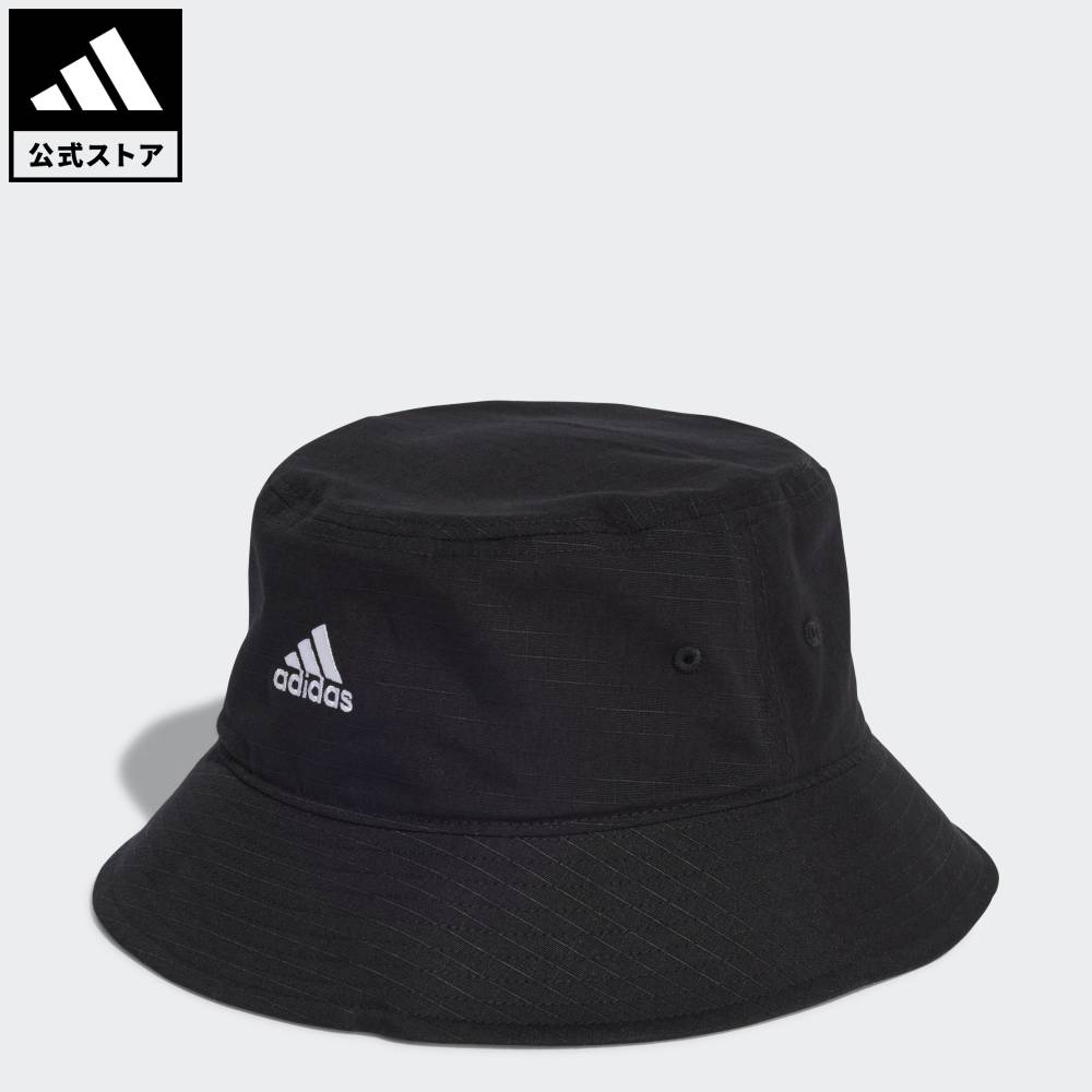 【公式】アディダス adidas 返品可 ライフスタイル クラシック コットン バケットハット パフォーマンス ユニセックス アクセサリー 帽子 黒 ブラック HT2029のサムネイル