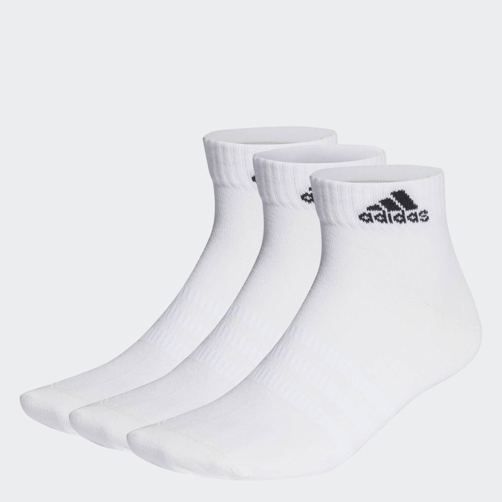 【50％OFFクーポン対象 08/04 20:00～08/11 01:59】 【公式】アディダス adidas 返品可 ライフスタイル 薄手・軽量アンクルソックス3足組 パフォーマンス ユニセックス アクセサリー ソックス・靴下 白 ホワイト HT3468