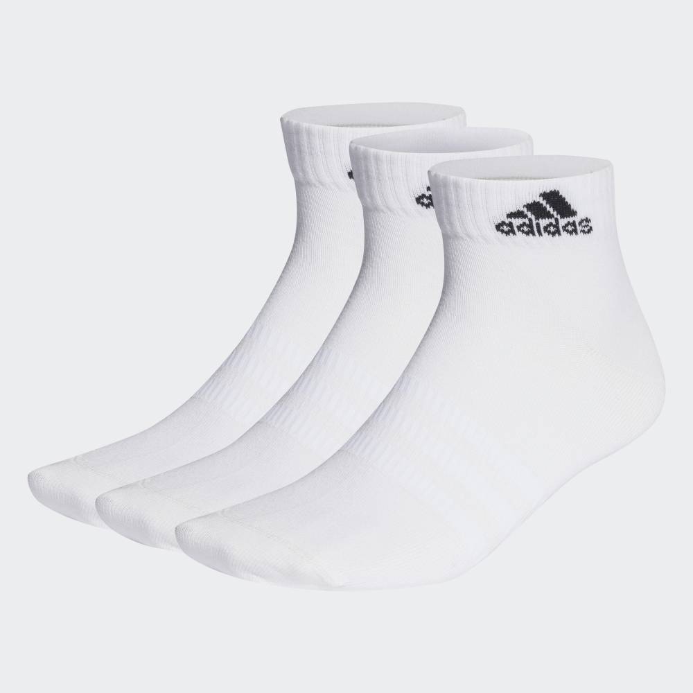 【50％OFFクーポン対象 08/04 20:00～08/11 01:59】 【公式】アディダス adidas 返品可 ライフスタイル 薄手・軽量アンクルソックス3足組 パフォーマンス ユニセックス アクセサリー ソックス・靴下 白 ホワイト HT3468