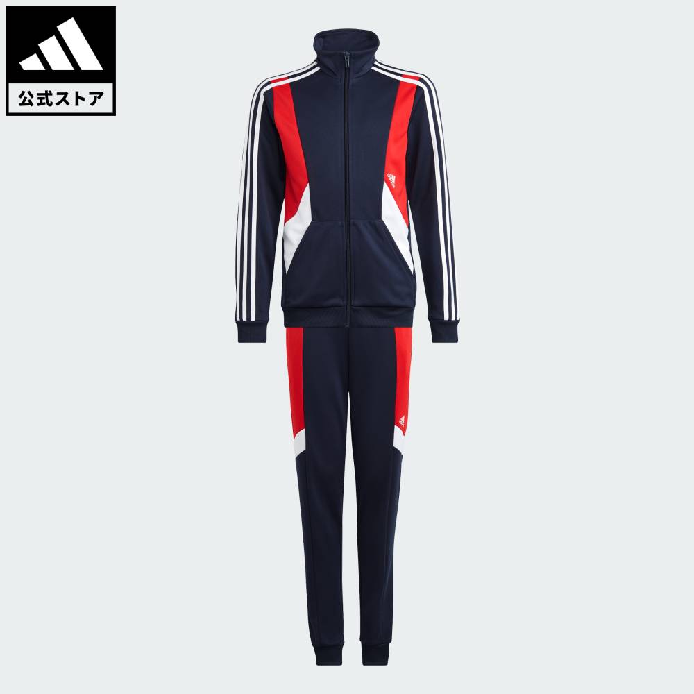【公式】アディダス adidas 返品可 ライフスタイル カラーブロック スリーストライプス トラッ ...