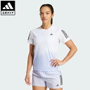 【公式】アディダス adidas 返品可 ランニング オウン ザ ラン クライマクール カラーブロック半袖Tシャツ パフォーマンス レディース ウェア・服 Tシ...